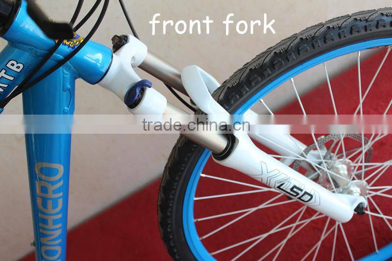 Lionhero fashionable blue 6061 aluminum alloy mountain bike, variable speed mountain bicycle
