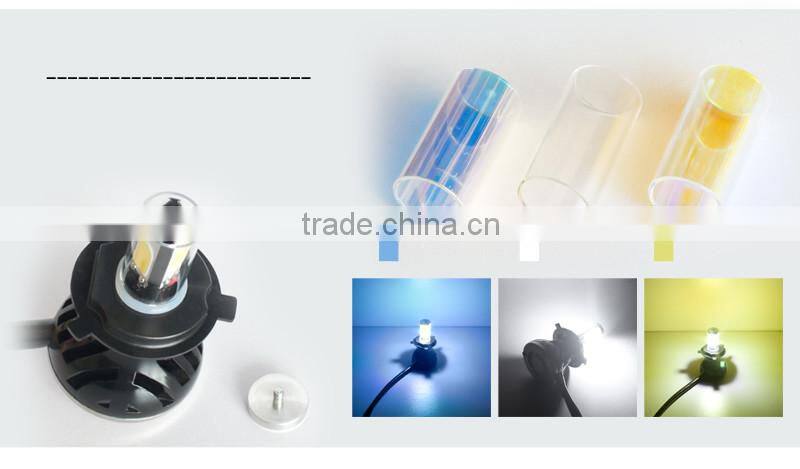 4 side LEDs 40W each bulb h4 h7 h9 h11 led headlight replace halogen bulb