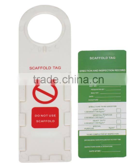 safety scaffolding tag