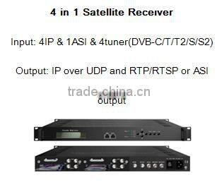 catv digital headend 2Tuner dvb-s dvb-s2 to dvb-t satellite tv modulator