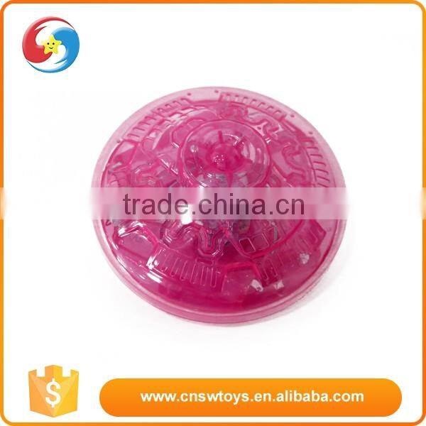 China toy electric plastic spinning top with light and music for children
