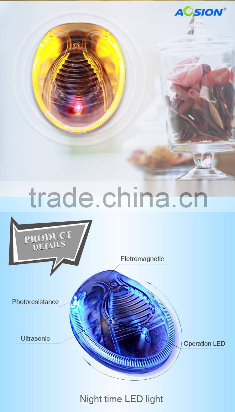 High-Efficiency ultrasonic electromagnetic cockroach expeller with BS,GS,UL plug for your selection