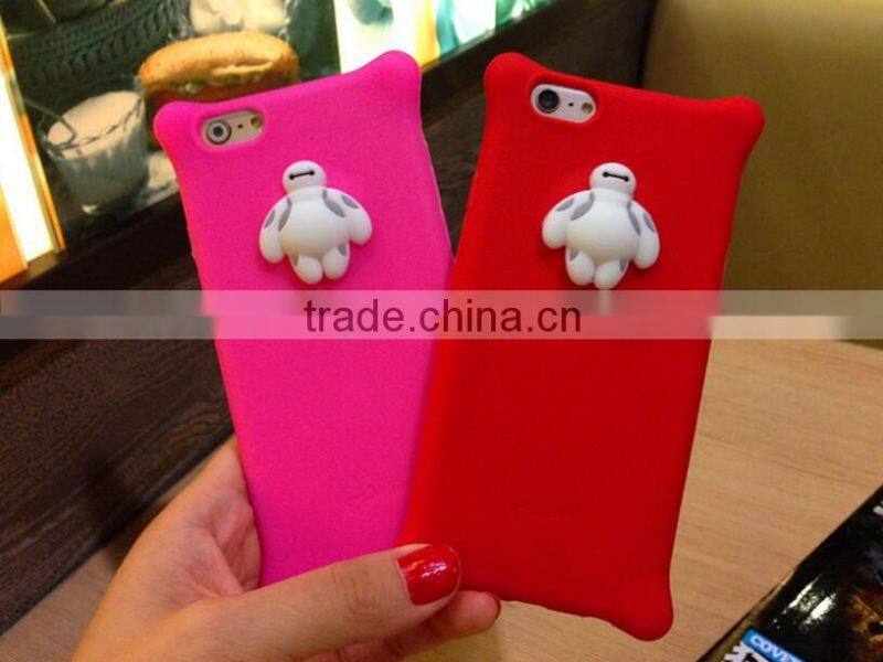 Fashion Cartoon 3D Soft Silicon Protective Cover For iPhone 6s