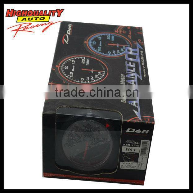 Hot Sale Racing Car Black Volt Meter