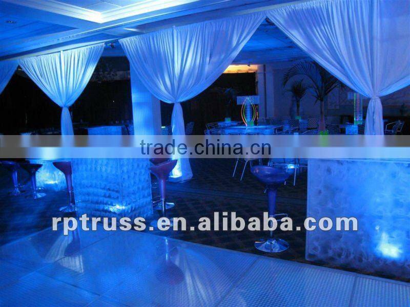 pipe and drape systems for wedding show events