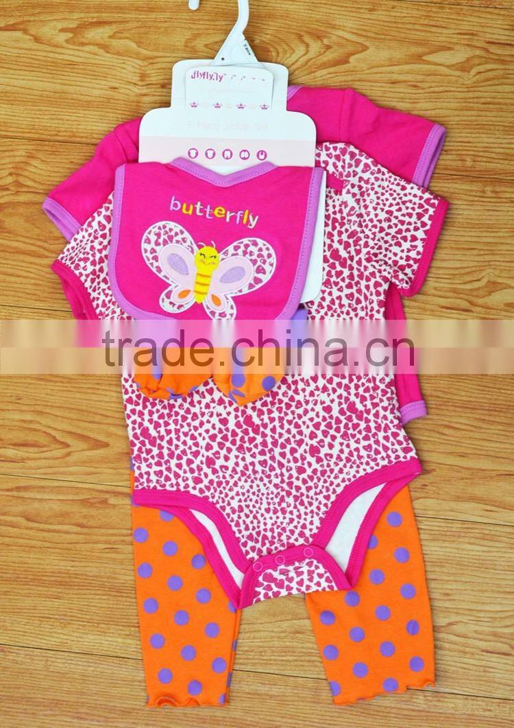 Soft 100% Cotton Clothing Baby Girls Cotton Romper