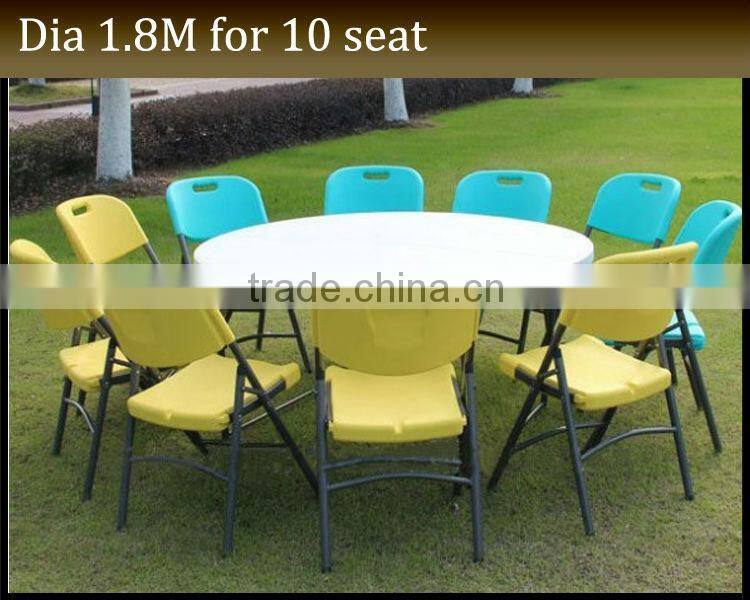 6ft Plastic Outdoor Folding Table And Chair JC-T02