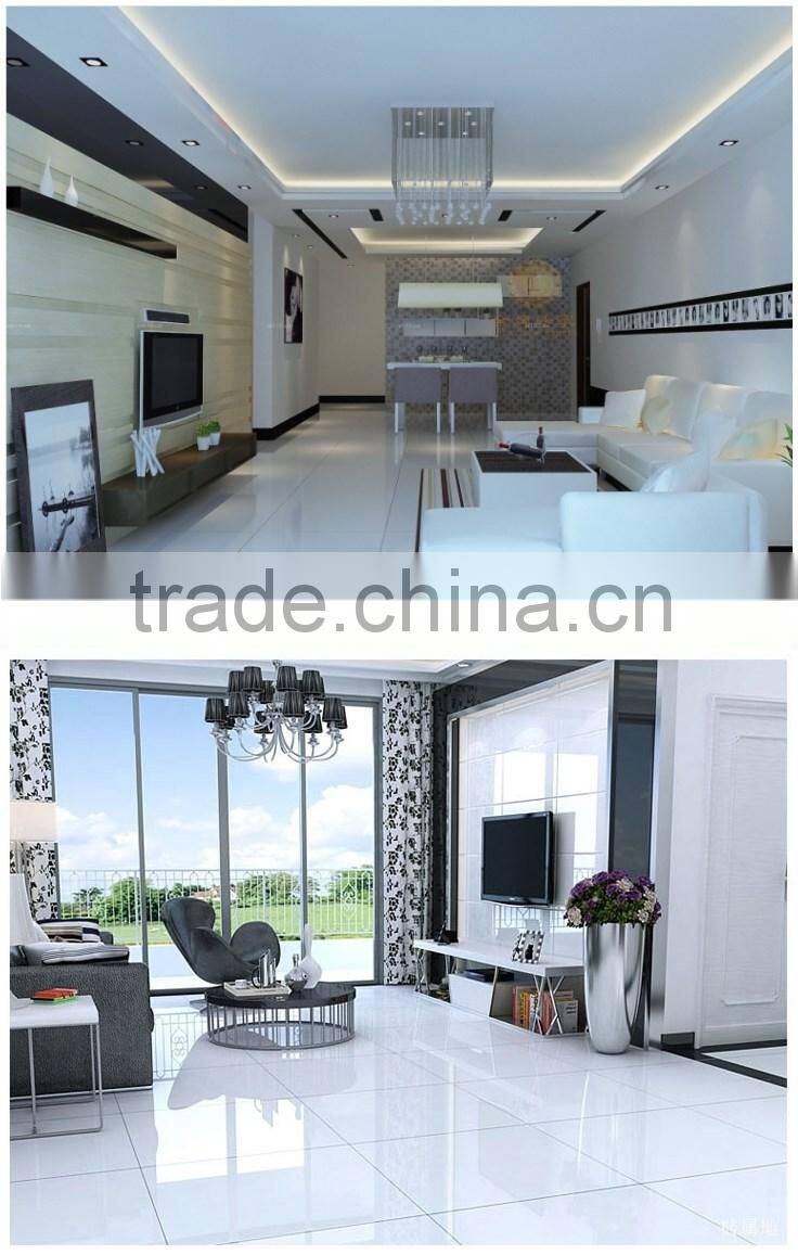 China Shiny Snow White Floor Tile