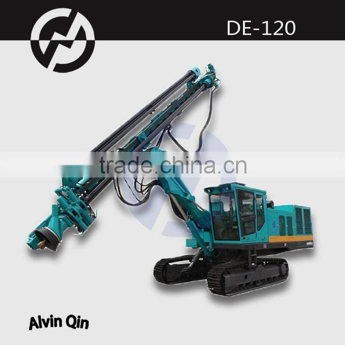 China manufacturer hot sale DTH drilling rig DE120 down the hole hammer drilling rig