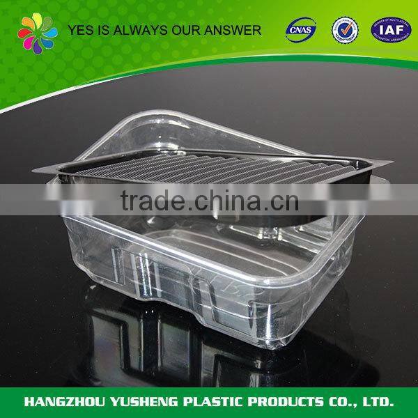 Disposable plastic takeaway food container,clear plastic food containers with lids