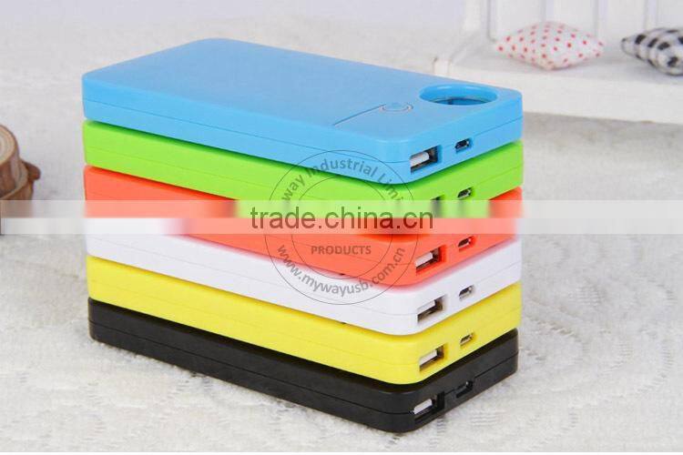 funny ultra thin polymer battery charger / mobile power bank charger for diy printing