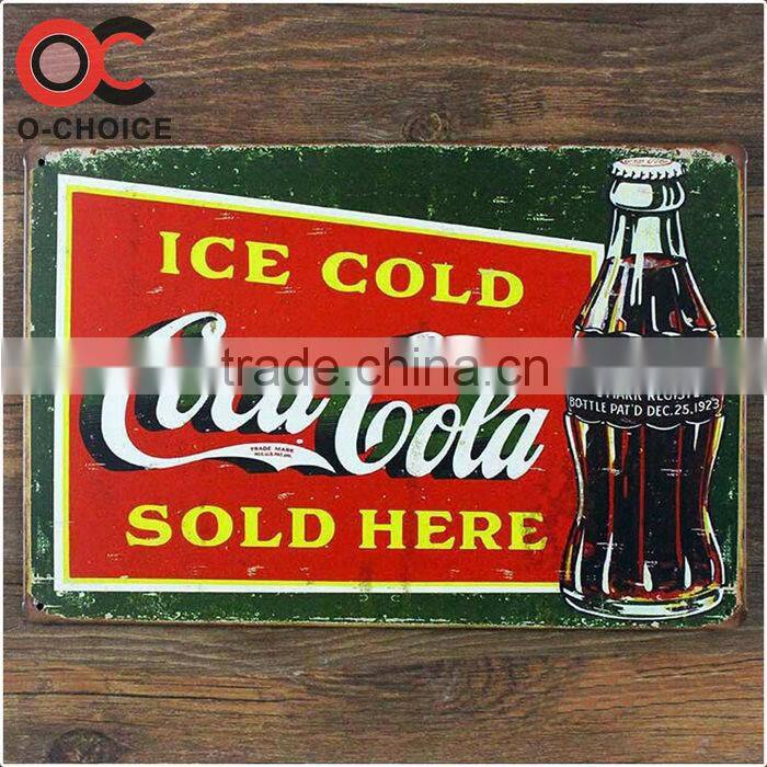 Vintage Custom decorative Tin sign