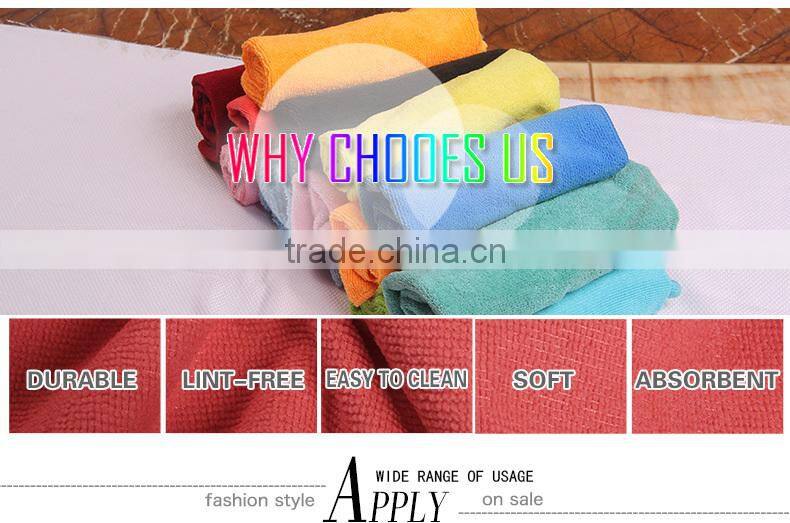 Custome cars washing microfiber cleaning towel
