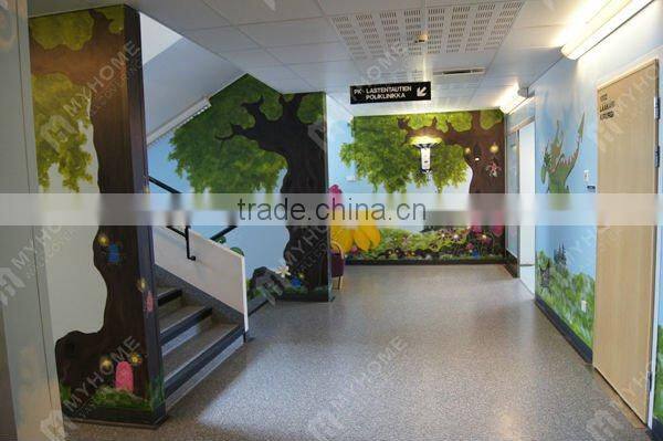 (L00005)living room 3d high end glitter vinyl wall mural