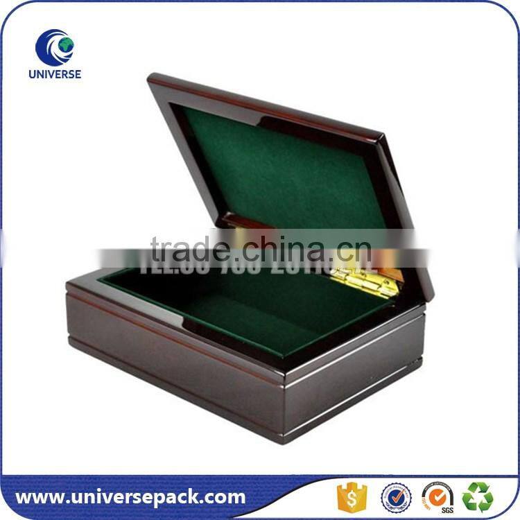 New Design Exquisite glossy wood jewelry box