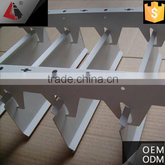 Factory Price Perforated Aluminum strip baffle Ceiling Panels