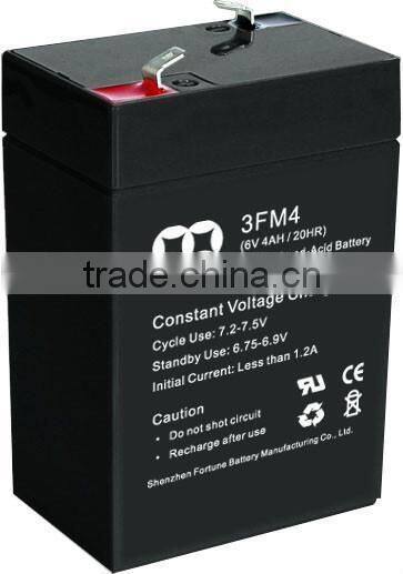 AGM Rechargeable Lead Acid Battery 6v