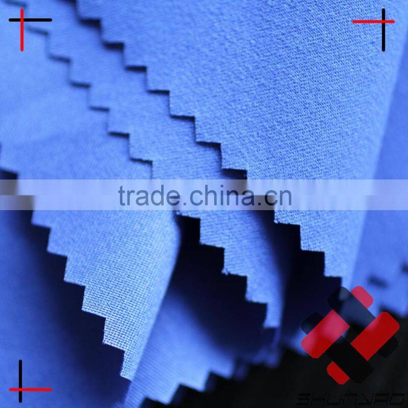 mechanical stretch microfiber peach twill fabric for beach shorts