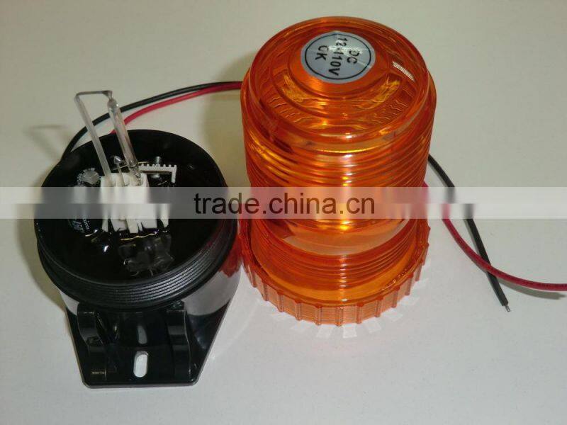Forklift Warning Light,Warning Beacon,Beacon Light,Xenon Strobe Flash Beacon(SR-BL-601CP-XENON,W Metal Cage Protector)12V-110V
