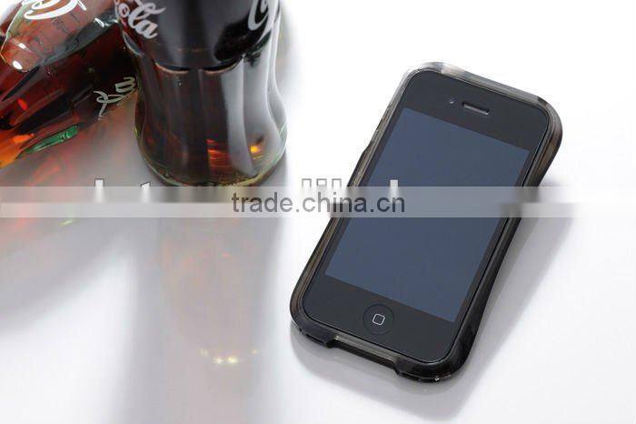 high quality novelty Durable Aluminium Metal Bumper Cover Case for iphone 4 4S