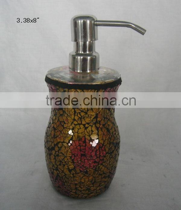 mosaic glass bathroom sets