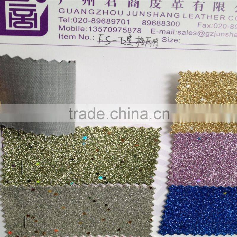 glitter material,with star pattern,shining