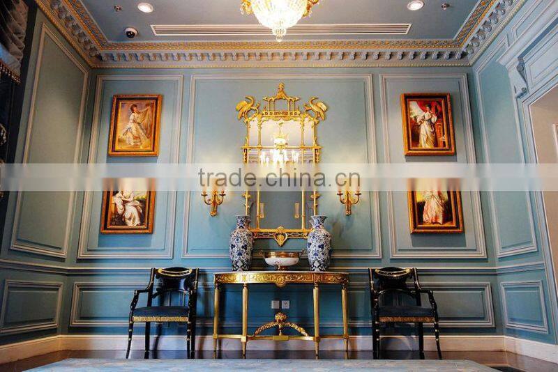 European classical hotel furniture hobby lobby armchair and cabinet / rest table and chair