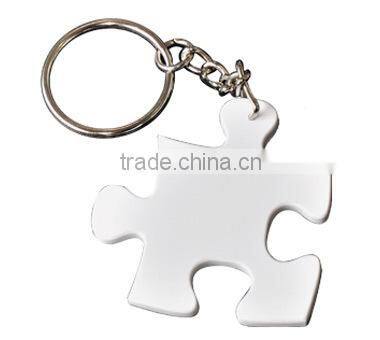Polymer Puzzle Keychain, key chain for sublimation, printable key chain, puzzle and key chain
