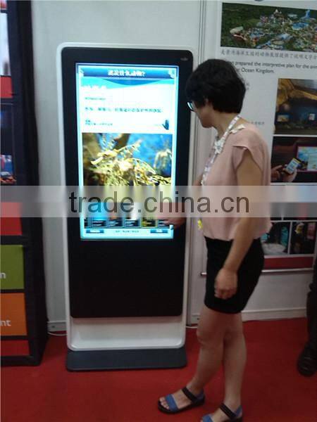 42 inch wall mounted interactive touch screen kiosk with wifi/3g full hd 1080p