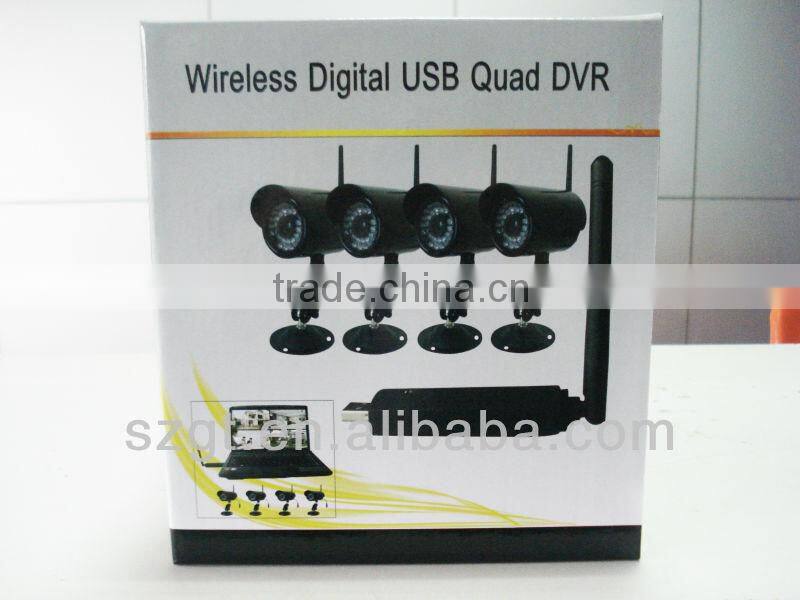 Wireless USB digital DVR camera kit