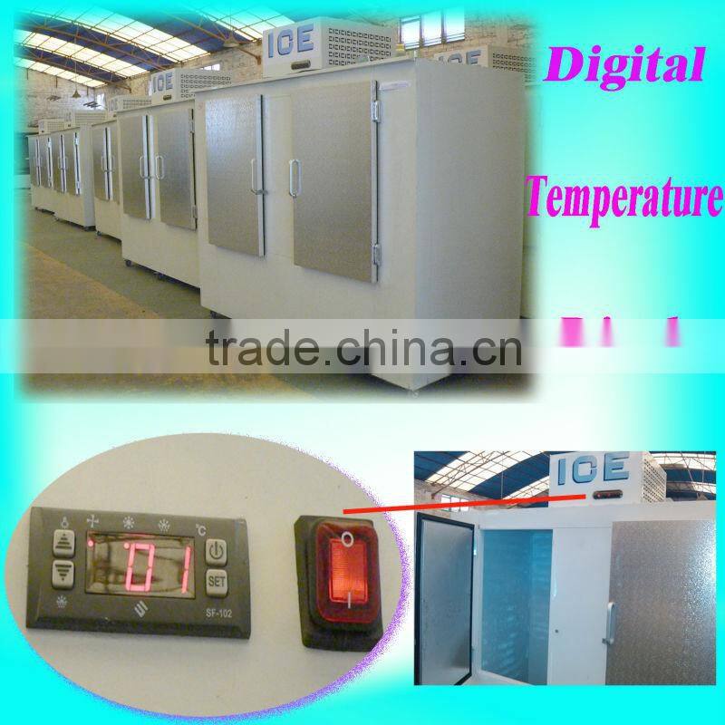 Solid door bagged ice storage bin DC-630