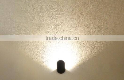 W-003041 1*6W COB LED aluminum fashion style garden wall light,outdoor/indoor wall mounted led light