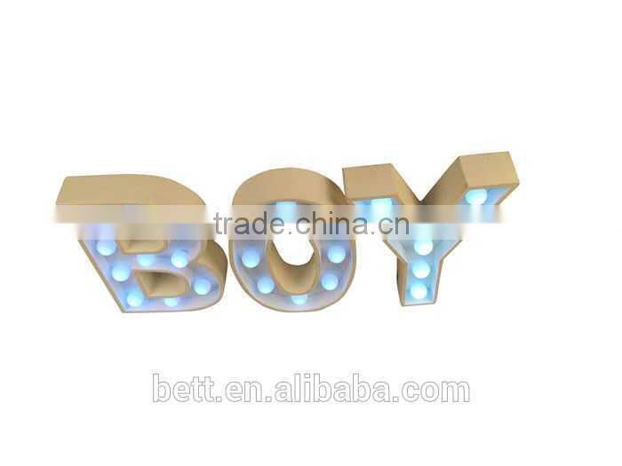 marquee letter lights WPC material letter light