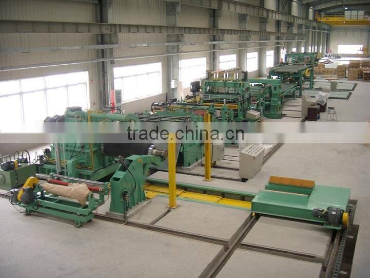 Hot roll steel cut to length line