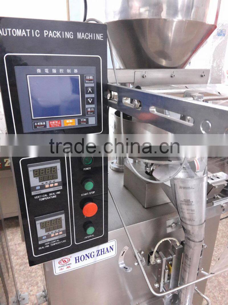 price for hotsale Hongzhan HP-100G full-automatic vertical granule sachet packing machine