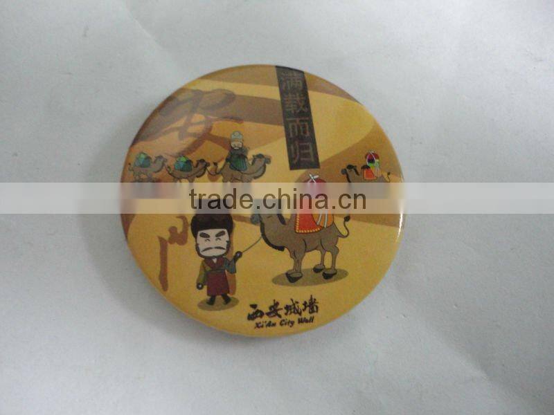 fancy plain antique tin badge