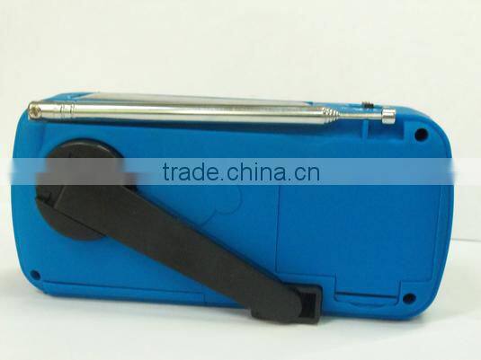 Hot sale Solar Powered AM / FM/SW Radio with Flashlight