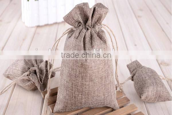 Alibaba express alibaba supplier wholesale cotton linen drawstring bag
