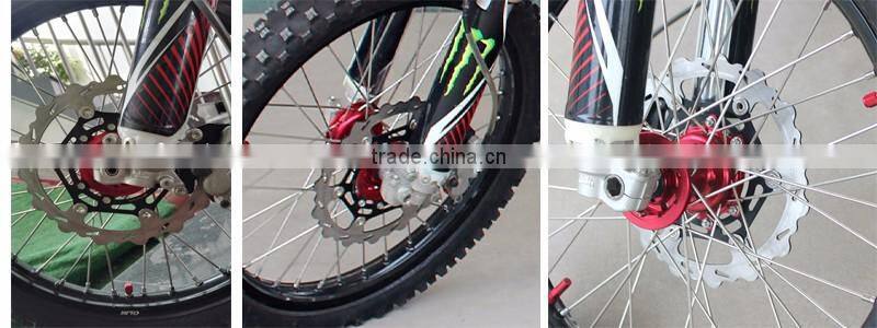 Stainless steel and aluminum alloy motorcycle wave brake disc rotor with adaptor for YZ 125