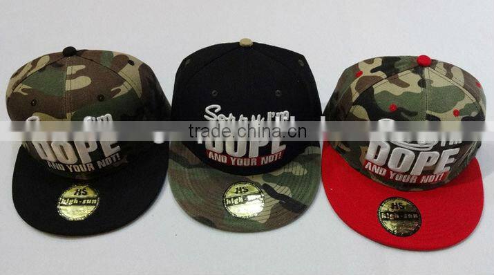 2014 Newest Style Snapback Hat Dongguan
