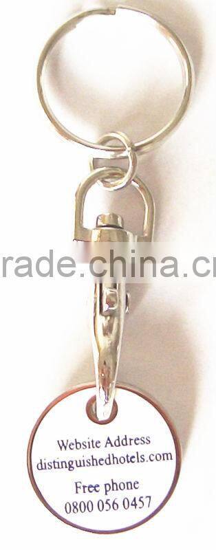 High quality supermarket trolley coin