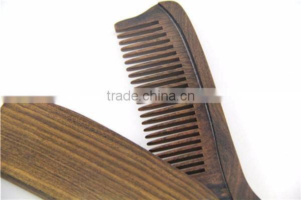 Wholesale sandalwood hair v comb