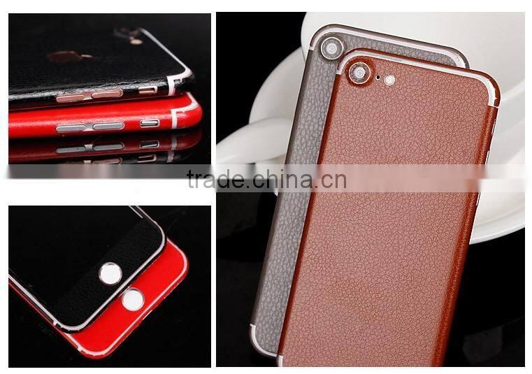 NEW Products for iPhone 7 plus leather sticker, vinyl sticker decal for iphone 7plus