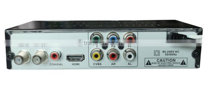Promotional HD 1080P isdb-t set top box, Digital Terrestrial TV Receiver with MPEG-2/MPEG-4 Decoding for South America