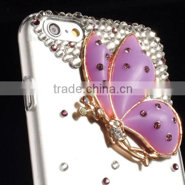 New style professional rhinestone case for apple for iphone 6