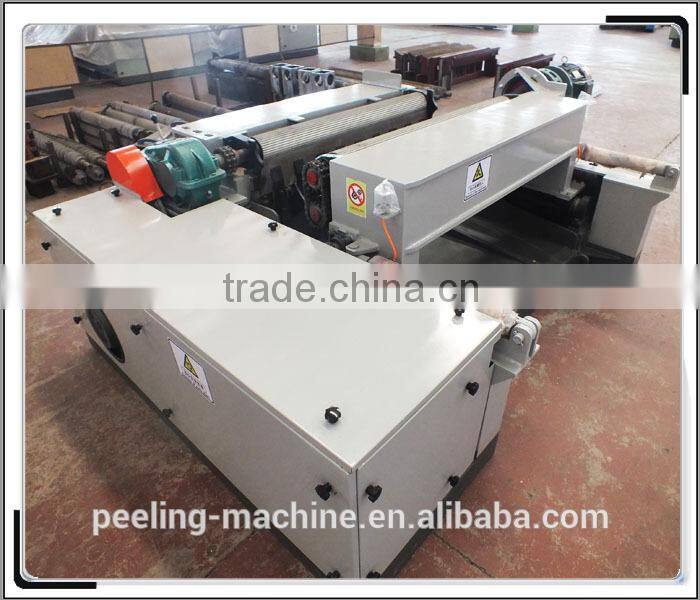 High quality double roller spindle less tree debarking machine