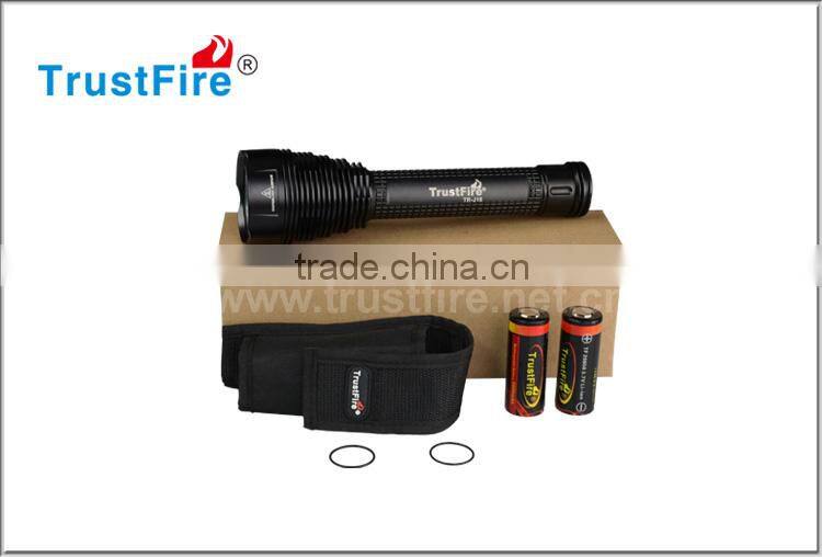 Hot sale cree tactical flashlight J18 with 7* Cree XM-L 2 8000LM rechargeable powerful flashlight !