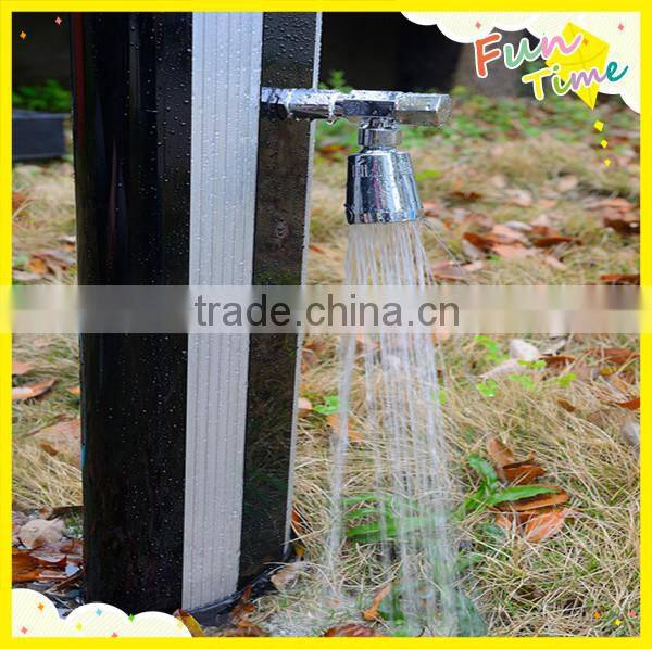 20L Swimming Pool Equipment Straight Solar Shower w/ PVC Body P2601 Round Outdoor Garden Shower PVC Outdoor Shower