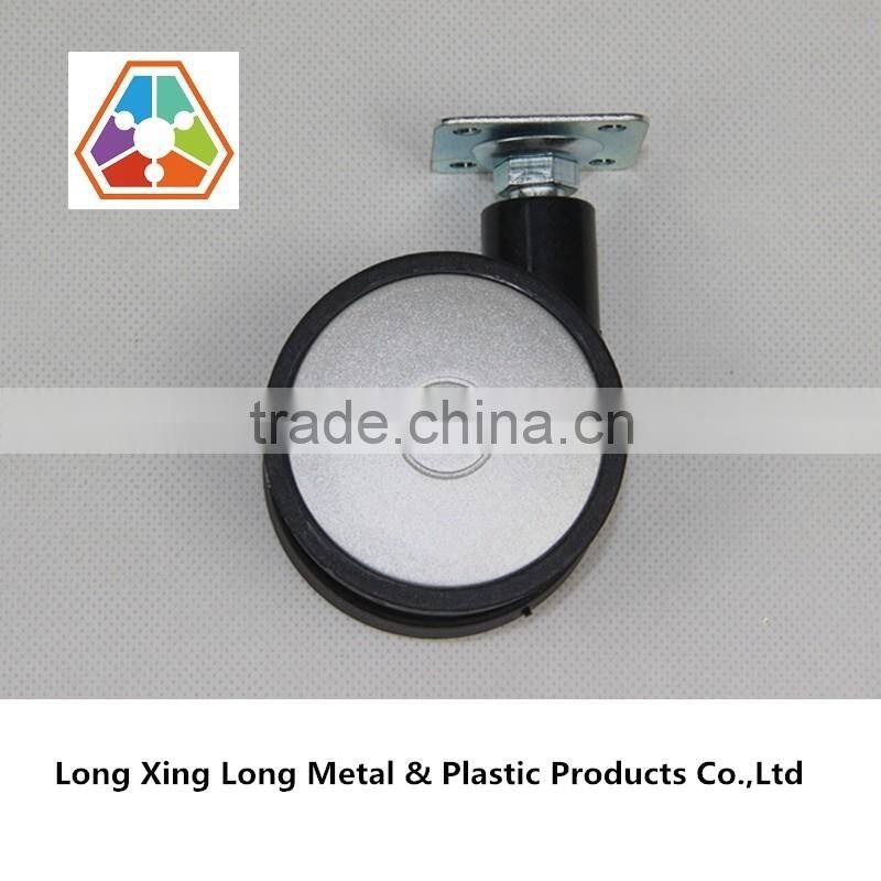 45*M6*20 PA6 Plastic Caster and Caster Wheel for Office and Furniture supplies