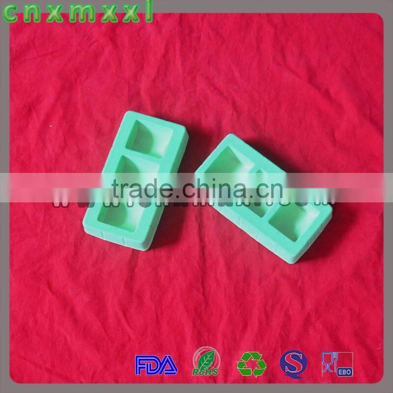 beautiful SHAMPOO flocking inner packaging tray